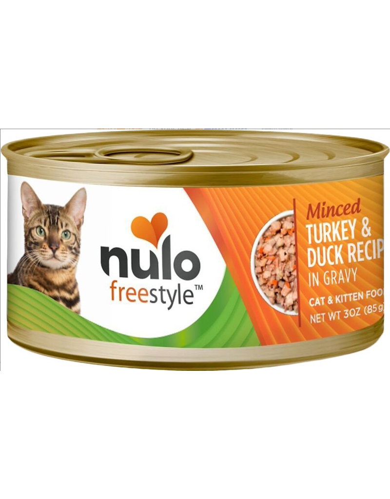 Nulo Nulo FreeStyle Canned Cat Food | Minced Turkey & Duck 3 oz single