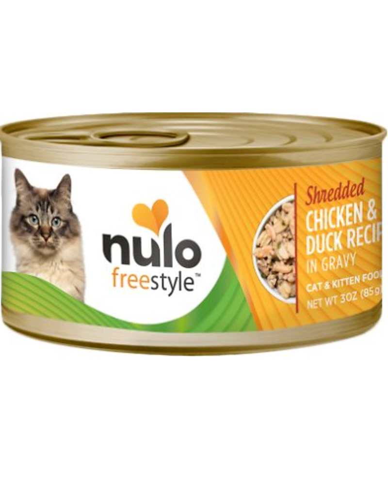 Nulo Nulo FreeStyle Canned Cat Food | Shredded Chicken & Duck 3 oz CASE