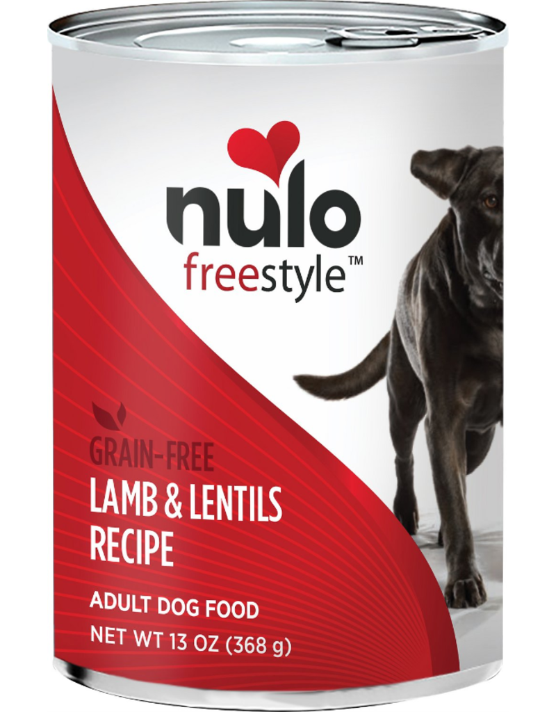 Nulo Nulo Freestyle GF Canned Dog Food CASE Lamb & Lentils 13 oz