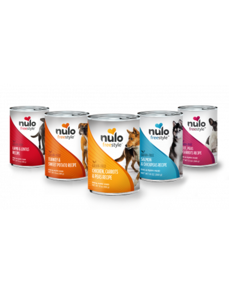 Nulo Nulo Freestyle GF Canned Dog Food CASE Chicken, Salmon & Lentils Puppy 13 oz