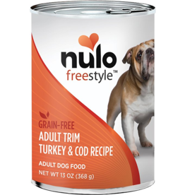 Nulo Nulo Freestyle GF Canned Dog Food Turkey & Cod Adult Trim 13 oz single