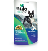 Nulo Nulo Freestyle Dog Pouches | Mackerel, Chicken, & Mussel in Broth 2.8 oz CASE