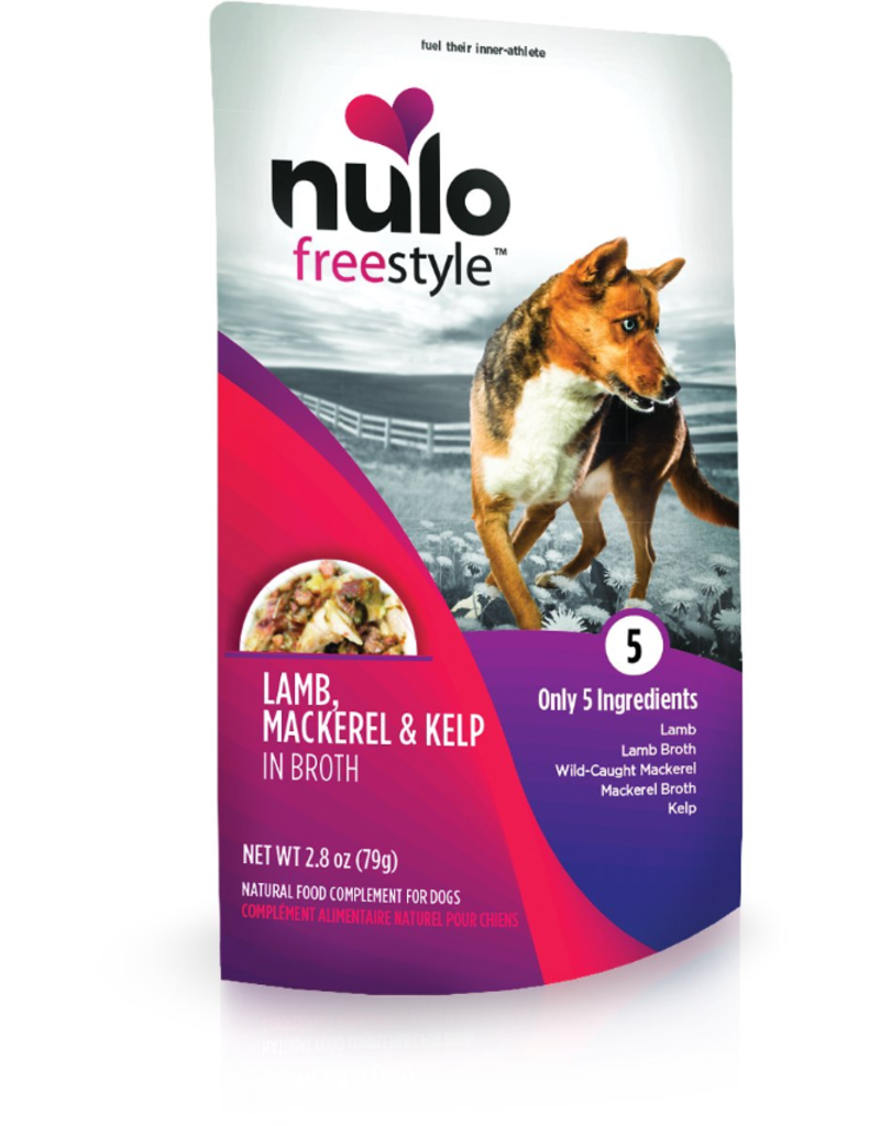 Nulo Nulo Freestyle Dog Pouches | Lamb, Mackerel, & Kelp in Broth 2.8 oz CASE
