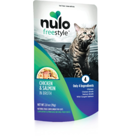 Nulo Nulo Freestyle Cat Pouches | Chicken & Salmon in Broth 2.8 oz CASE