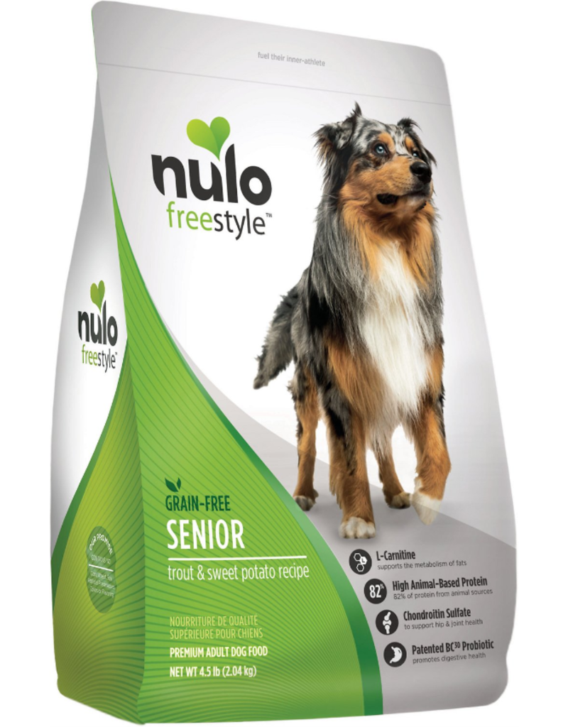 Nulo Nulo Freestyle Dog Kibble | Senior Trout & Sweet Potato 11 lb