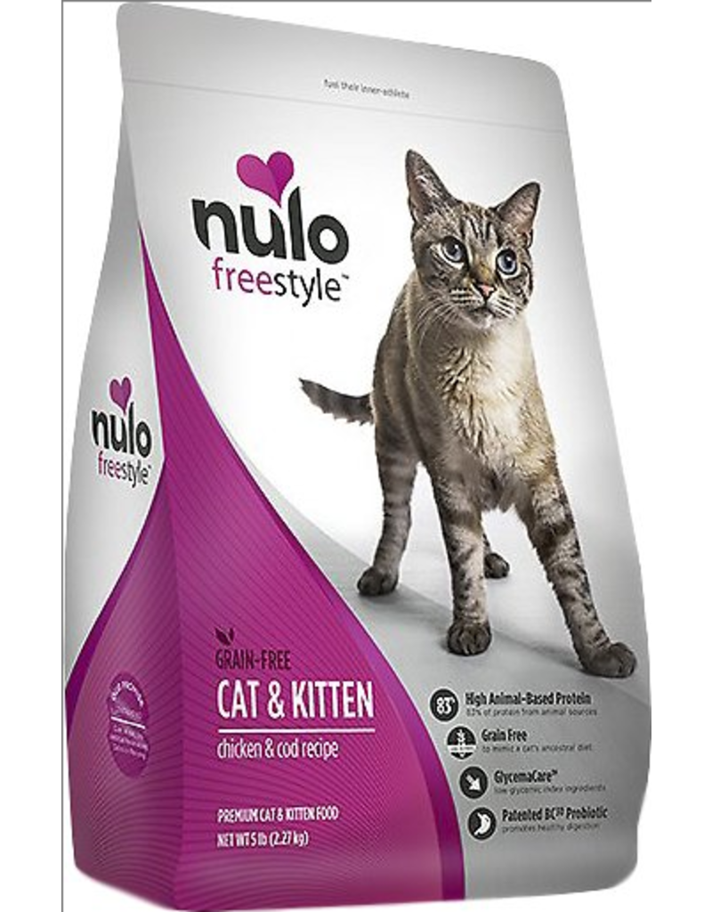 Nulo Nulo Freestyle Cat Kibble | Cat & Kitten Chicken & Cod 12 lb