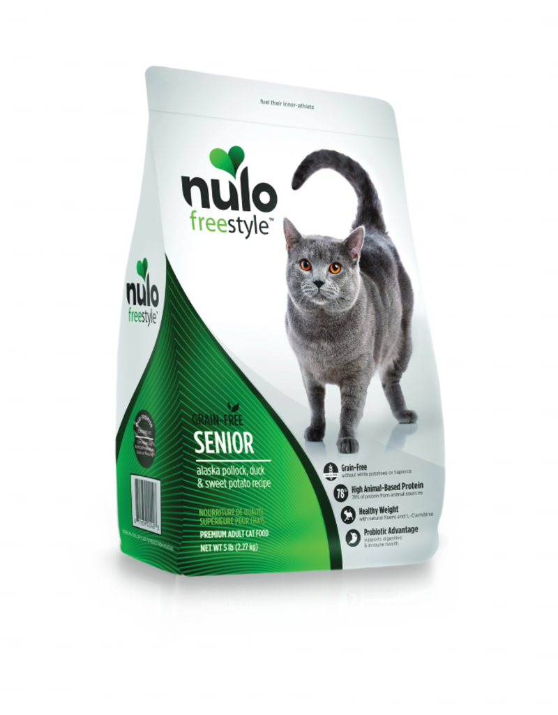Nulo Nulo Freestyle Cat Kibble | Senior Pollock, Duck & Sweet Potato 5 lb