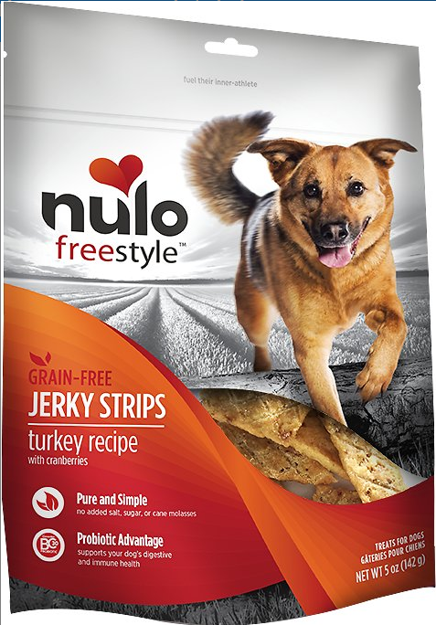 Nulo Freestyle Beef with Coconut Jerky Dog Treats 5oz