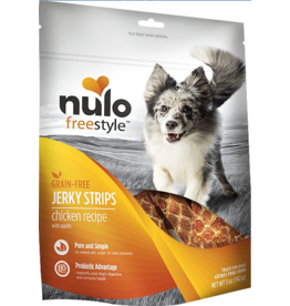 Nulo Nulo Freestyle Grain-Free Jerky Strips Chicken w/ Apples 5 oz