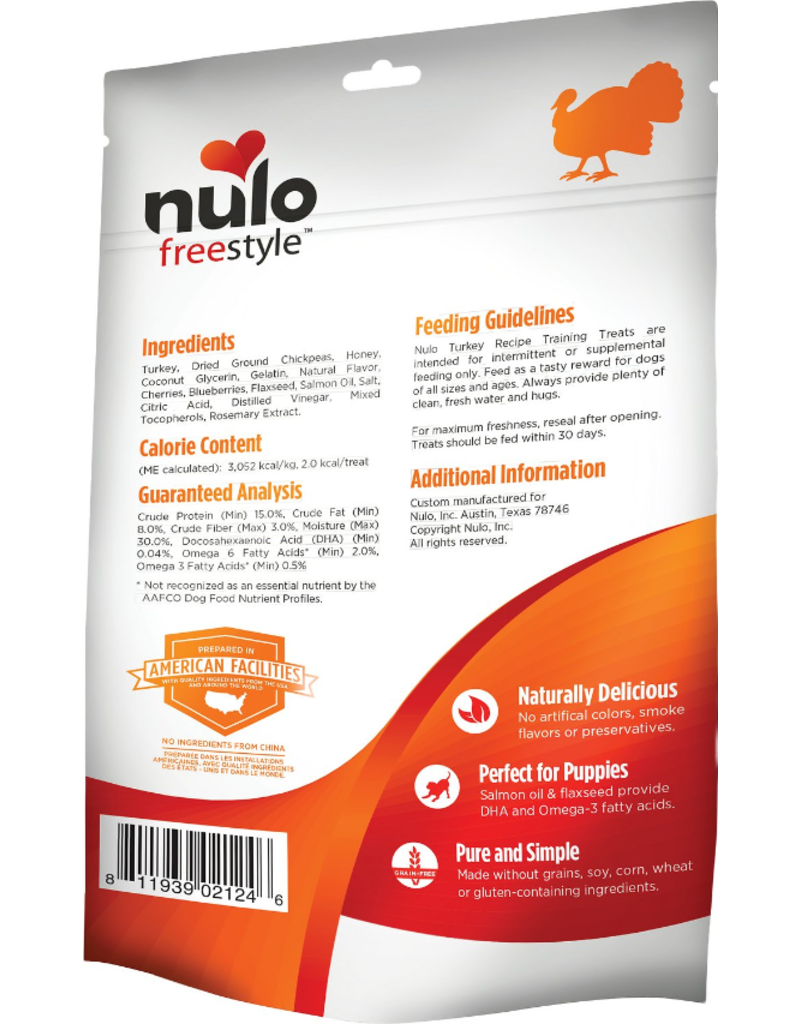 Nulo Nulo Freestyle Grain-Free Treats Turkey Trainers 4 oz