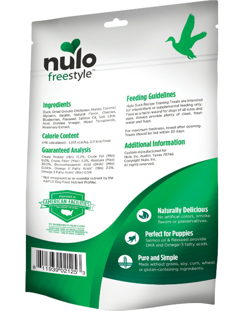 Nulo Nulo Freestyle Grain-Free Treats Duck Trainers 4 oz