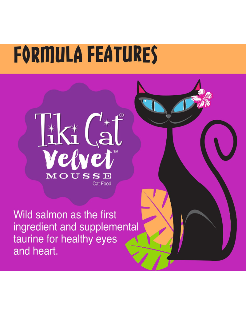 Tiki Cat Tiki Cat Velvet Mousse Cat Food | Salmon 2.8 oz