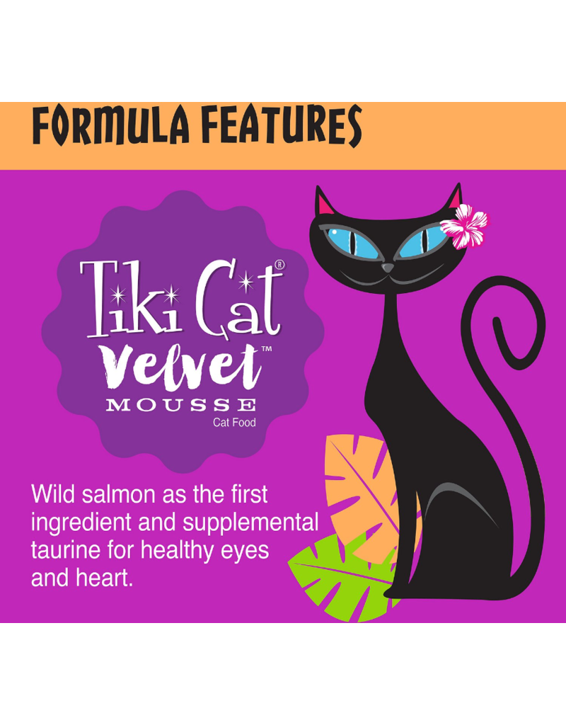 Tiki Cat Velvet Mousse Salmon 2.8 oz single - The Pet Beastro - The Pet