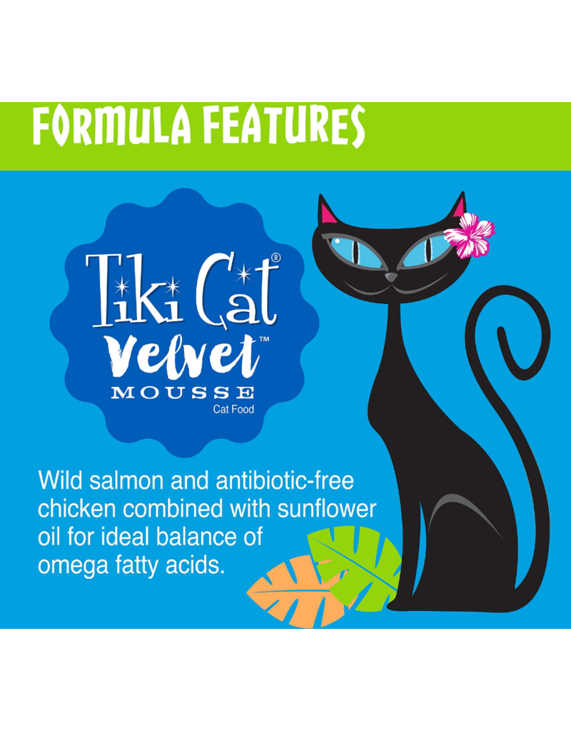 Tiki Cat Tiki Cat Velvet Mousse Cat Food | Chicken & Wild Salmon 2.8 oz