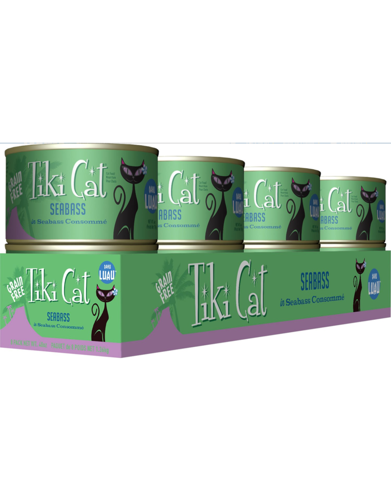 Tiki Cat Tiki Cat Canned Cat Food Oahu Luau (Seabass) 6 oz single