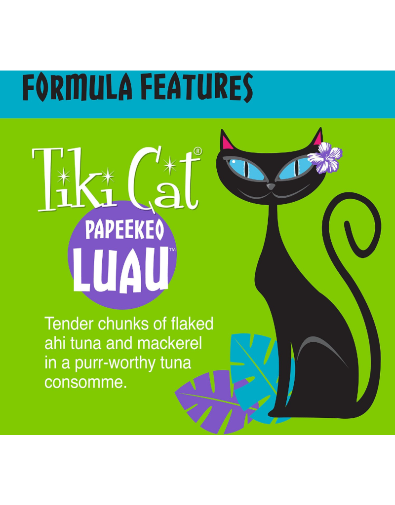 Tiki Cat Tiki Cat Canned Cat Food Papeekeo Luau (Ahi Tuna & Mackerel) 6 oz single