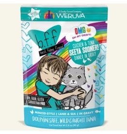 Weruva Weruva BFF OMG! Cat Food Pouch | Seeya Sooner! Chicken & Tuna 2.8 oz single