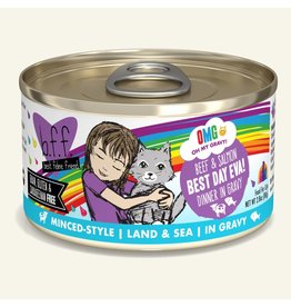 Weruva Weruva BFF OMG! Canned Cat Food | Best Day Eva! Beef & Salmon 2.8 oz