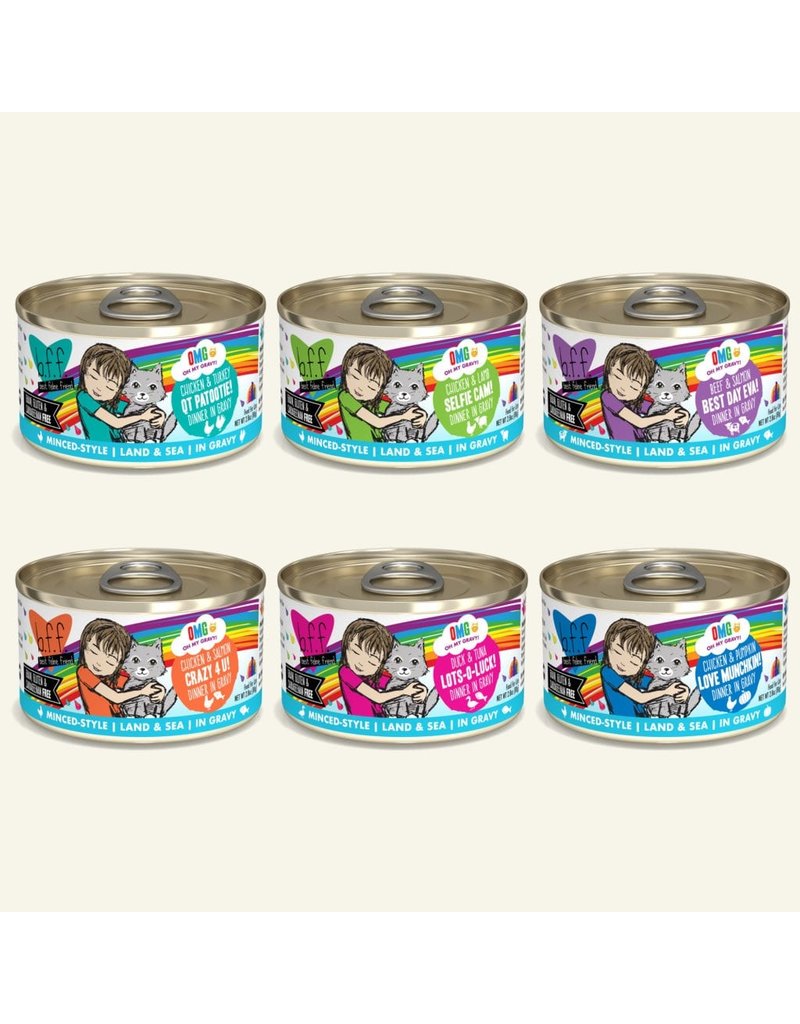 Weruva Weruva BFF OMG! Canned Cat Food | Rainbow Road Variety Pack 2.8 oz