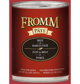 Fromm Fromm Gold Canned Dog Food Beef & Barley Pate 12.2 oz single