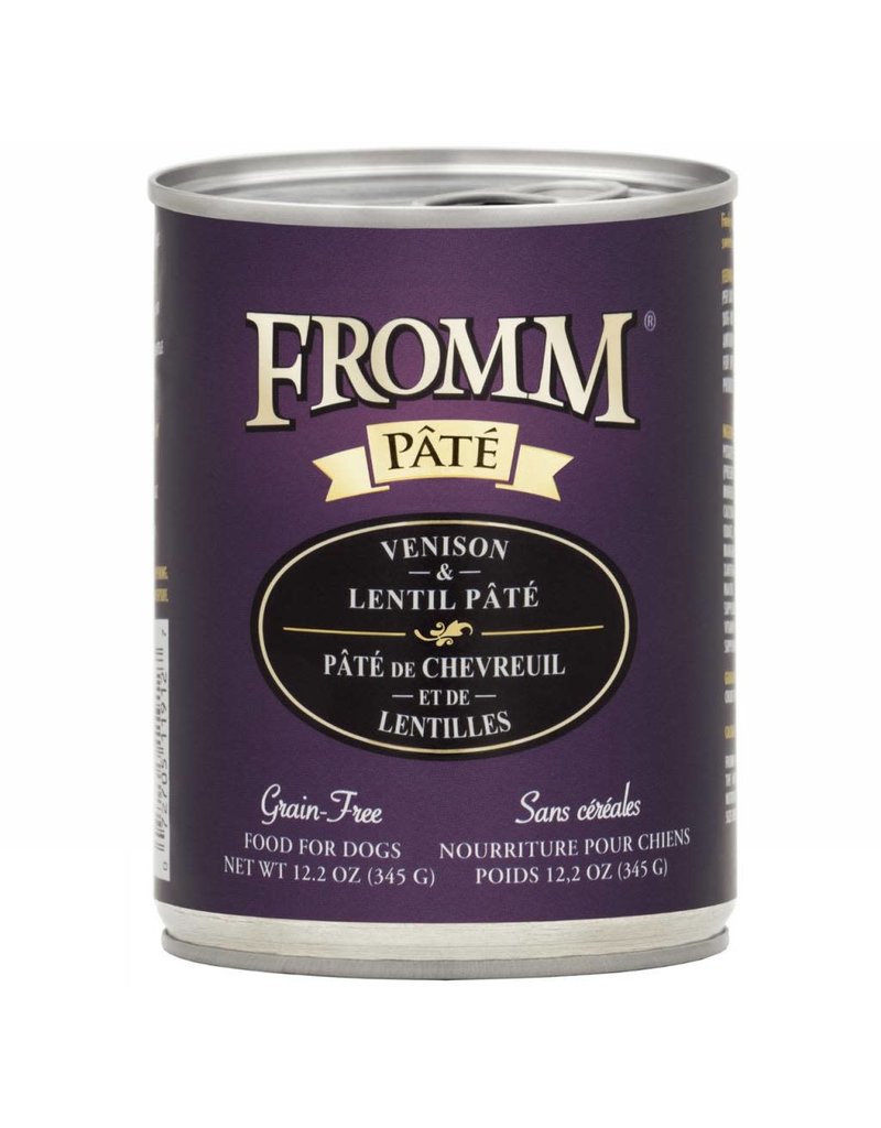 Fromm Fromm Gold Canned Dog Food | Venison & Lentil Pate 12.2 oz