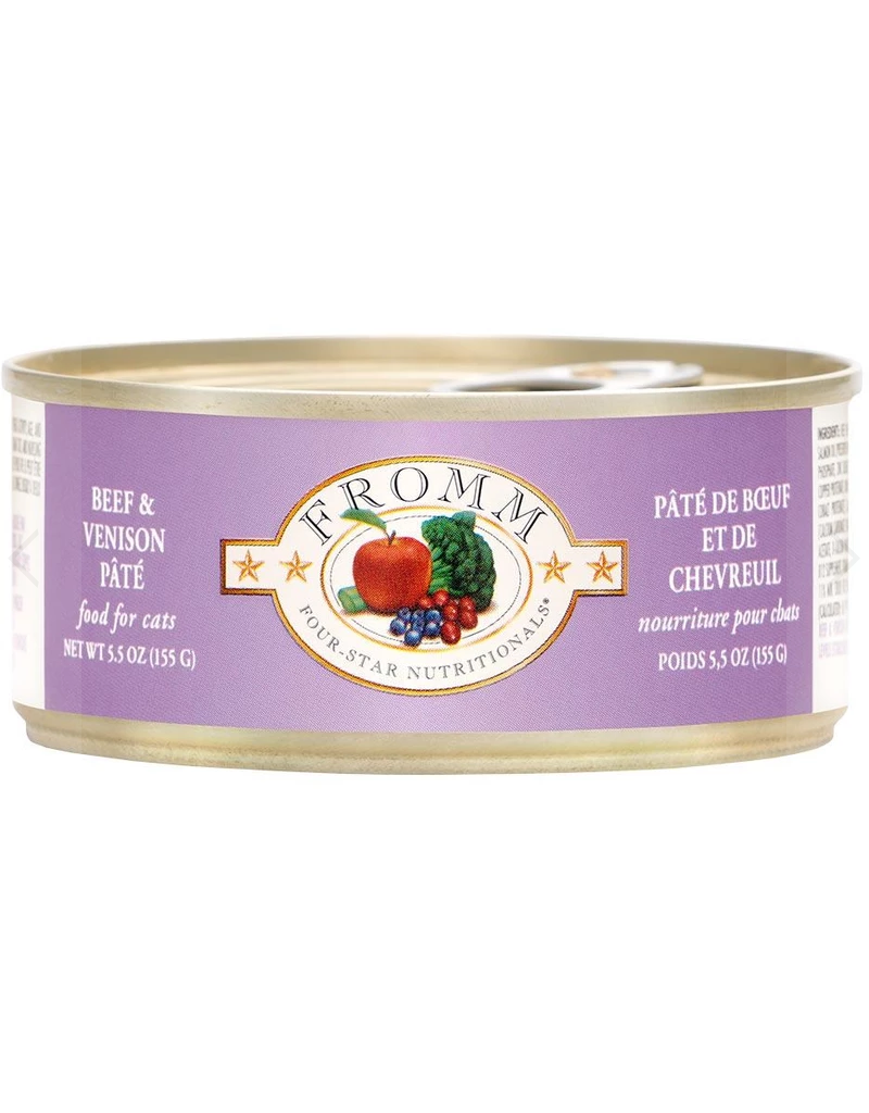 Fromm Fromm Four Star Canned Cat Food | Beef & Venison Pate 5.5 oz