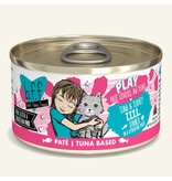 Weruva Best Feline Friend PLAY Land & Sea Pate | CASE Tuna & Turkey TTYL Dinner in Puree 2.8 oz