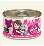 Weruva Best Feline Friend PLAY Land & Sea Pate | CASE Tuna & Duck Double Dare Dinner in Puree 2.8 oz