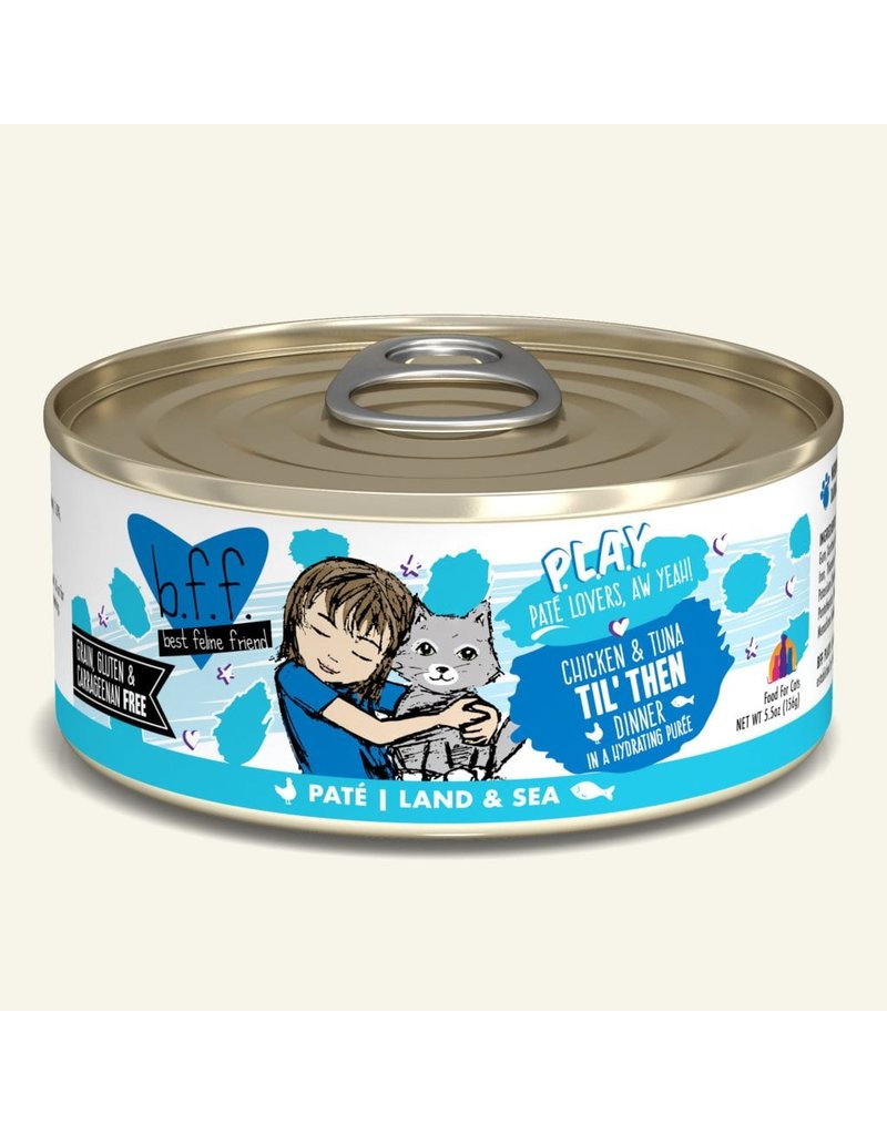 Weruva Weruva BFF PLAY Land & Sea Pate | Til' Then Chicken & Tuna 5.5 oz CASE