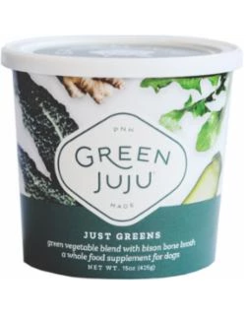 Green Juju Green Juju Frozen Wholefood Supplement Just Greens Bison 30 oz CASE (*Frozen Products for Local Delivery or In-Store Pickup Only. *)