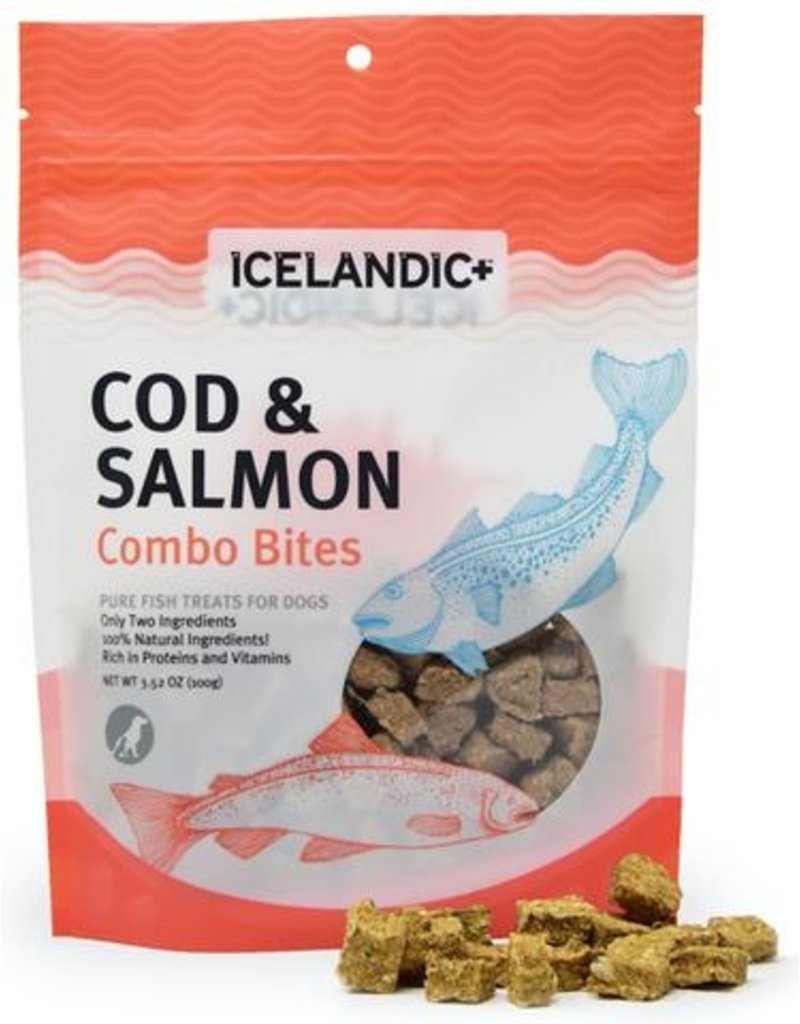 IcelandicPLUS Icelandic+ Dog Treats Cod & Salmon Combo Bites 3.52 oz