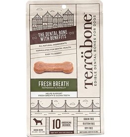 Presidio Natural Pet Co DISC Terrabone Dental Bones Fresh Breath Medium 10.9 oz