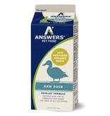 Answer's Pet Food Answers Frozen Dog Food Detailed Duck Carton 4 lbs (*Frozen Products for Local Delivery or In-Store Pickup Only. *)