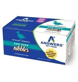 Answer's Pet Food Answers Frozen Dog Food Detailed Duck Nibbles 2.2 lbs (*Frozen Products for Local Delivery or In-Store Pickup Only. *)