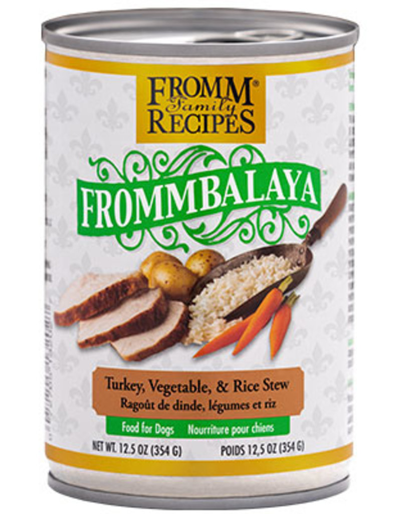 Fromm Fromm Canned Dog Food Frommbalaya Stew | Turkey Vegetable & Rice 12.5 oz