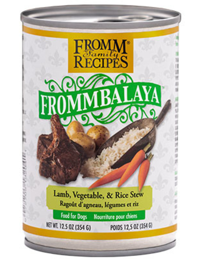 Fromm Fromm Canned Dog Food Frommbalaya Stew | Lamb Vegetable & Rice 12.5 oz single