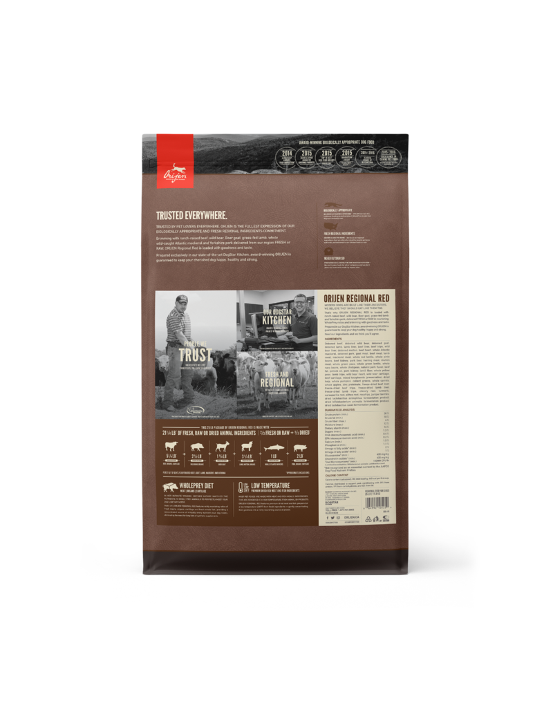 Orijen Orijen Dog Kibble Regional Red 23.5 lb