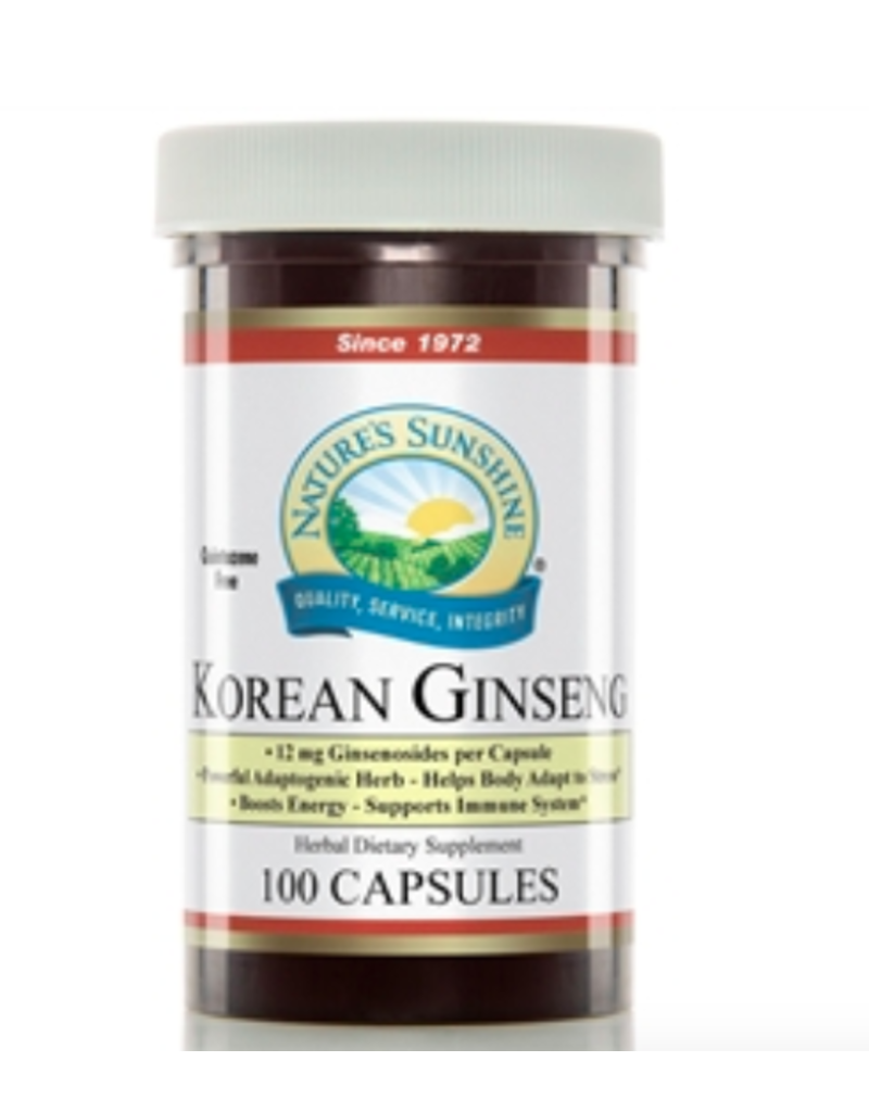 Nature's Sunshine Nature's Sunshine Supplements Korean Ginseng 100 capsules