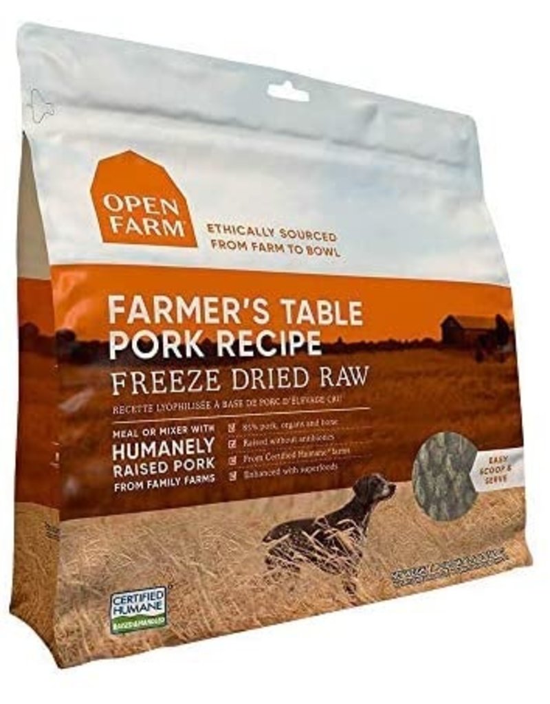 Open Farm Open Farm Freeze Dried Raw | Farmer's Table Pork 13.5 oz