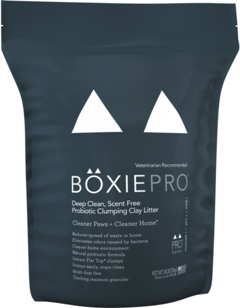 BoxieCat BoxieCat Litter Pro Scent-Free with Probiotics 16 lb Pouch (* Litter 12 lbs or More for Local Delivery or In-Store Pickup Only. *)