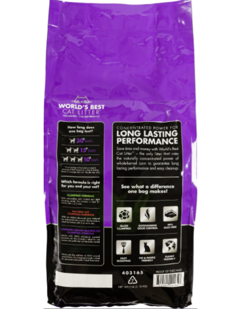 World's Best Cat Litter Original Lavender 28 lb (* Litter 12 lbs or More for Local Delivery or In-Store Pickup Only. *)