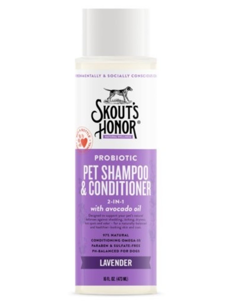 Skout's Honor Skout's Honor Probiotic Shampoo & Conditioner Lavender 16 oz