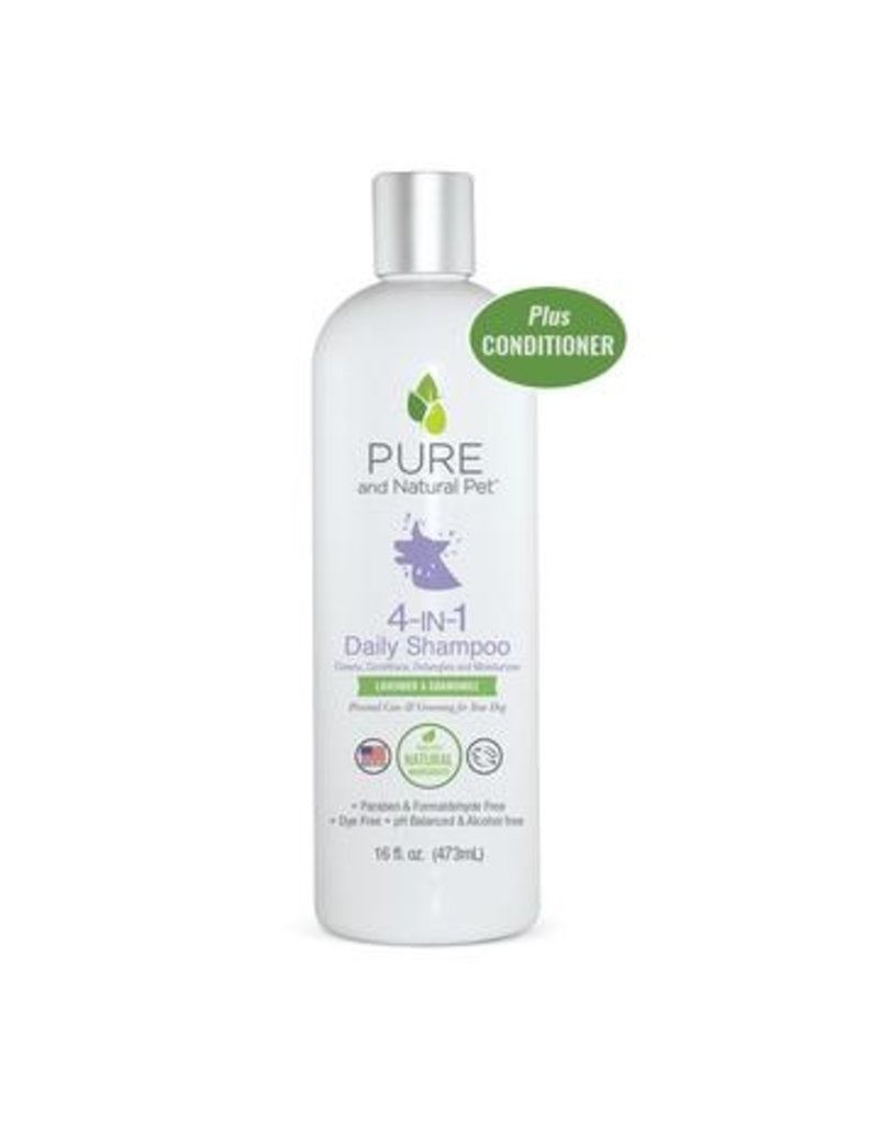 Pure and Natural Pet Pure and Natural Pet Daily 4 in 1 Shampoo | Lavender & Chamomile 16 oz