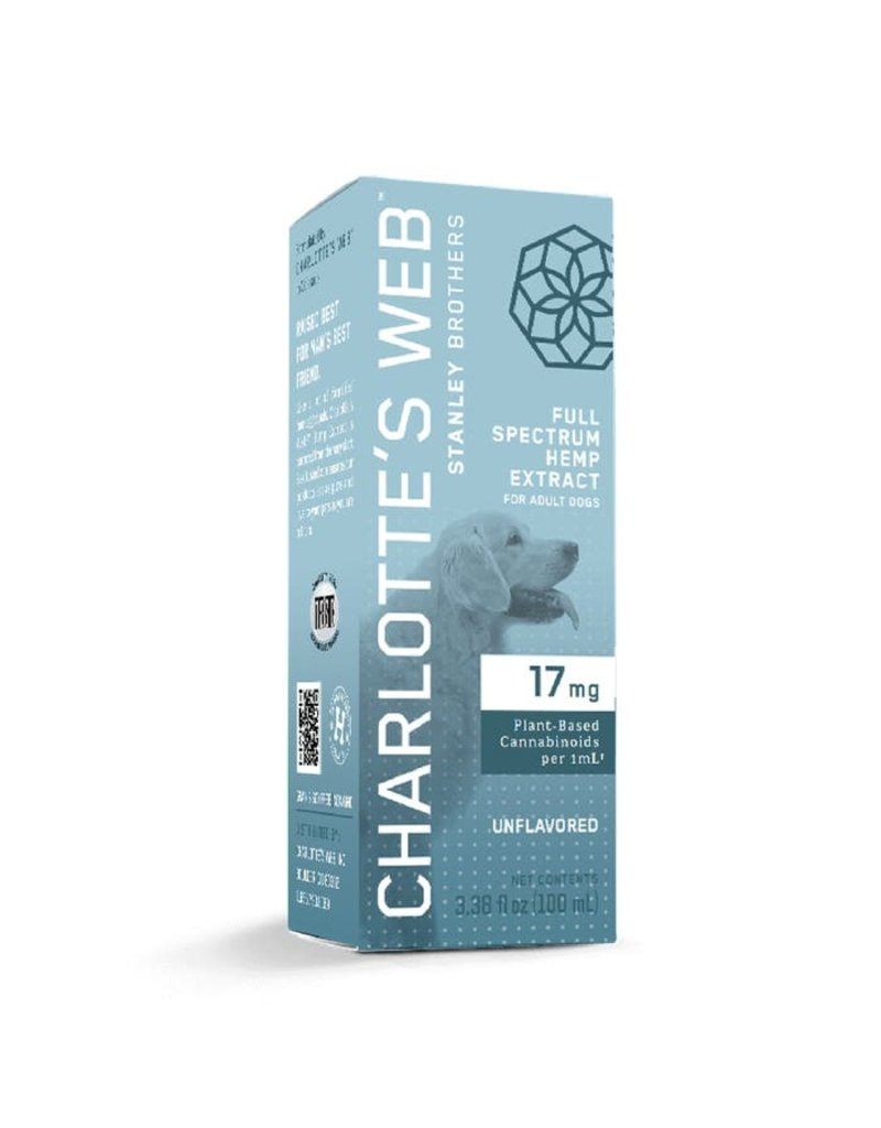 Charlotte's Web Charlotte's Web Hemp Oil | 17 mg Active CBD 30 mL Unflavored for Dogs