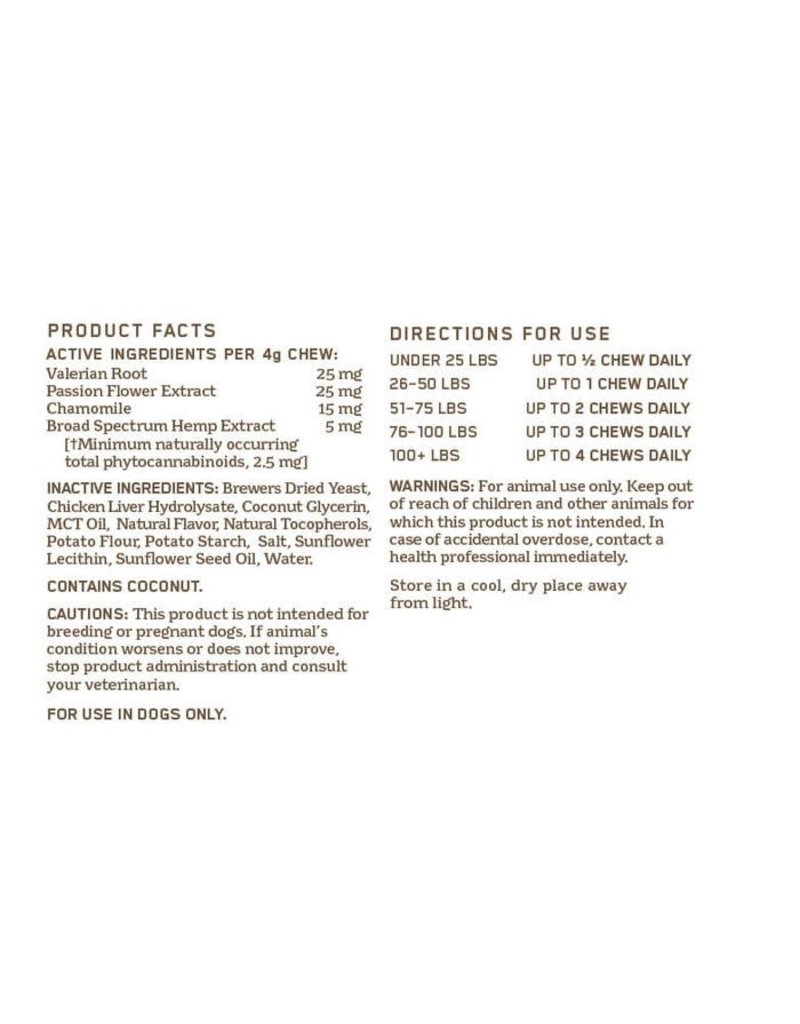 Charlotte's Web Z Charlotte's Web Hemp Chews | 2.5 mg Active CBD Calming Chews Chicken 60 ct