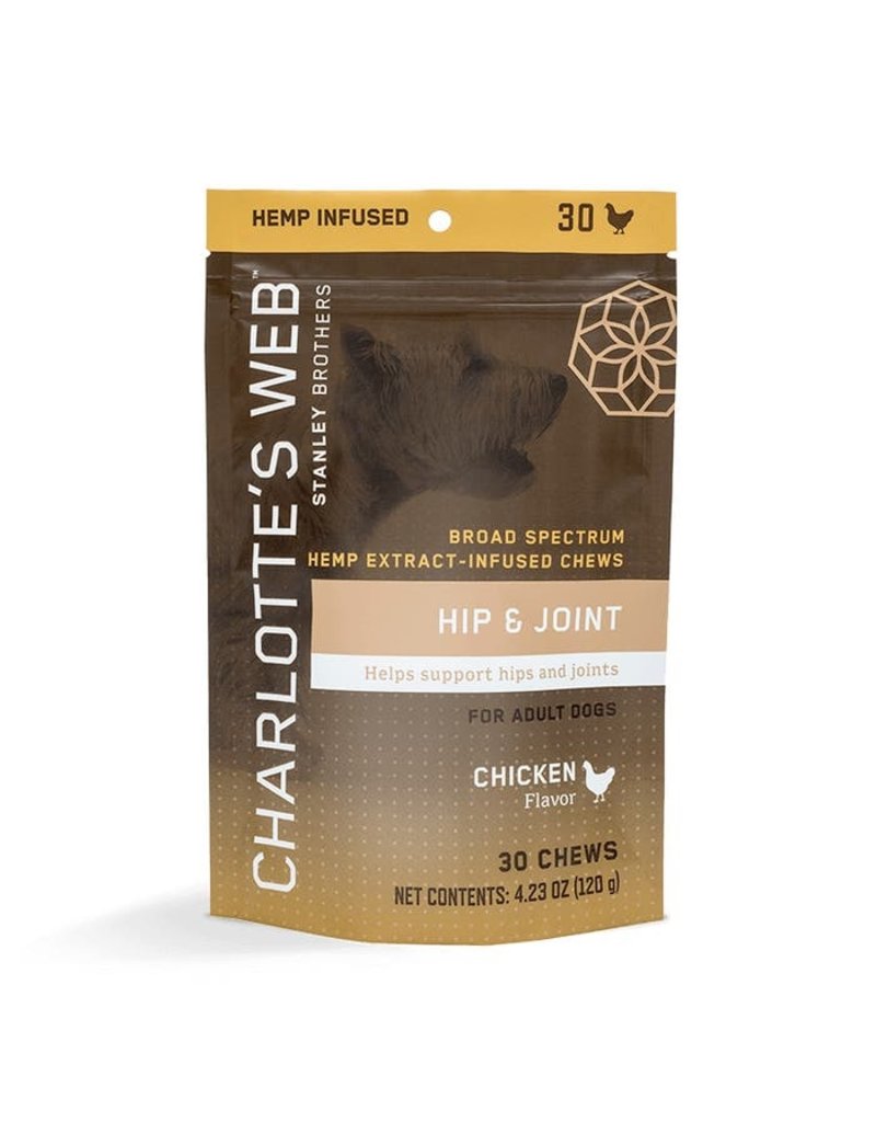 Charlotte's Web Charlotte's Web Hemp Chews | 2.5 mg Active CBD Hip & Joint Chews Chicken 30 ct