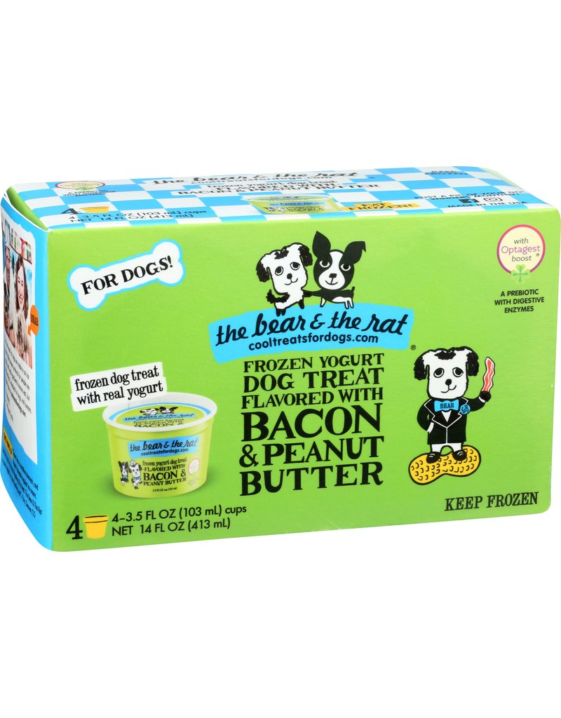 The Bear & The Rat The Bear & The Rat Frozen Yogurt Bacon & Peanut Butter 4 pk (*Frozen Products for Local Delivery or In-Store Pickup Only. *)