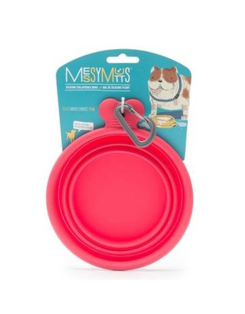 Messy Mutts Messy Mutts | Collapsible Silicone Bowl Watermelon Small