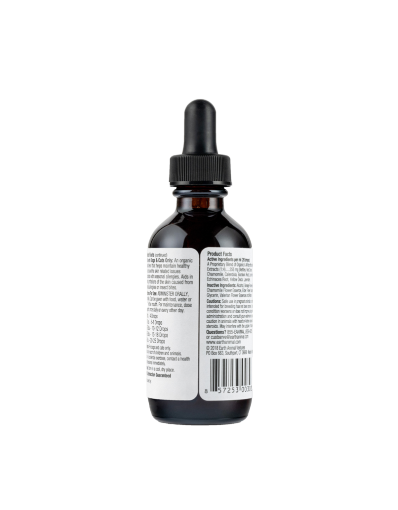 Earth Animal Earth Animal Tinctures Allergy & Skin 2 oz