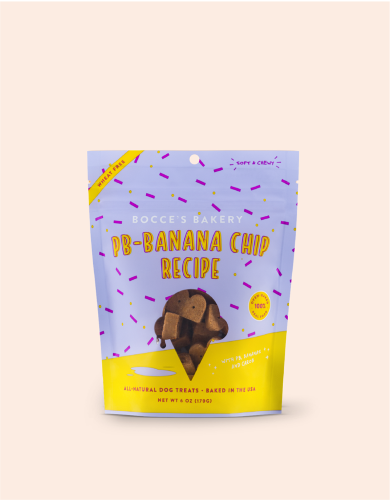 Bocce's Bakery Bocce's Bakery Dog Treats Soft & Chewy | PB Banana Chip 6 oz